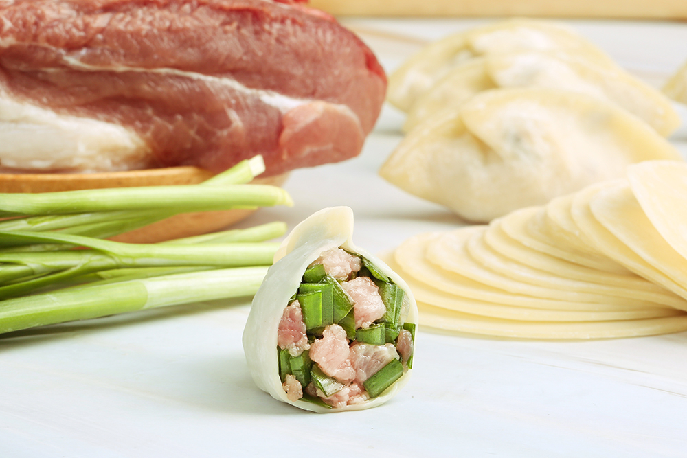 浙江韭菜鲜肉饺