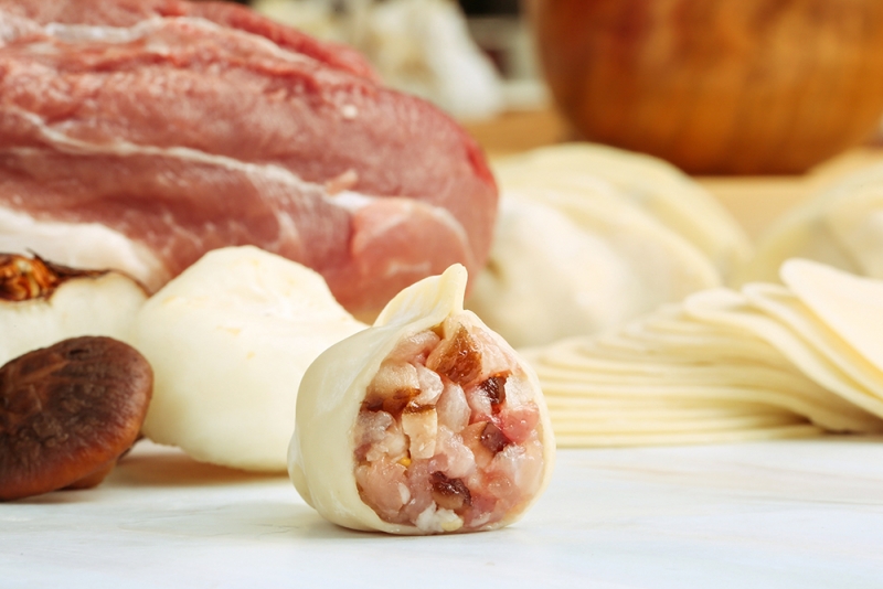 广西冬菇马蹄鲜肉饺